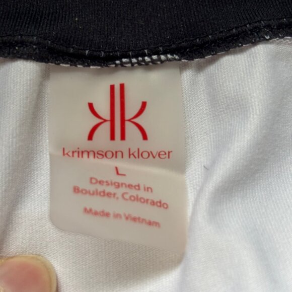 Krimson Klover, Size Large, White, Black and Red - Picture 2 of 5